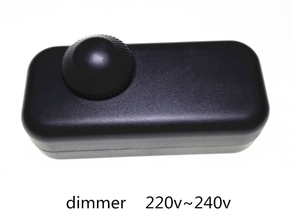 Led on-line lysdæmper drejekontakt lysmodulator anti-interferens elektronisk lysdæmper 220v ~ 240v 20w ~ 200w 3a