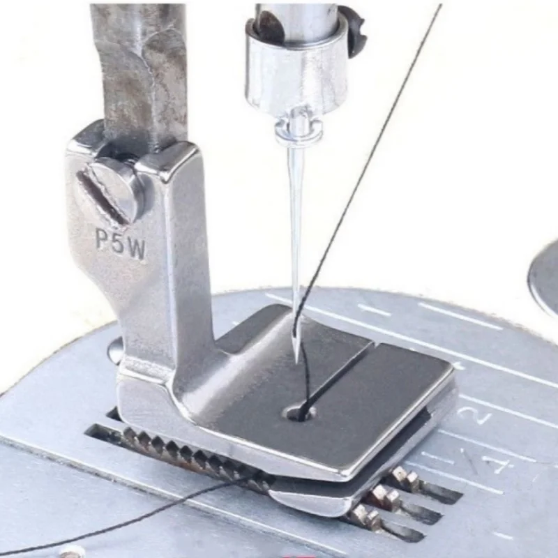 P5 P5W P50 P50H-Pied de biche (plissage/froncement) pour machine à coudre industrielle, point noué, accessoires JUpastels BROTHER