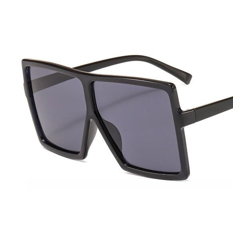 heißer Große Flache oben Platz Sonnenbrille Damen Kunststoff Rahmen Blau Schattierungen Luxus Sonnenbrille Für Frauen Männer Getönt objektiv