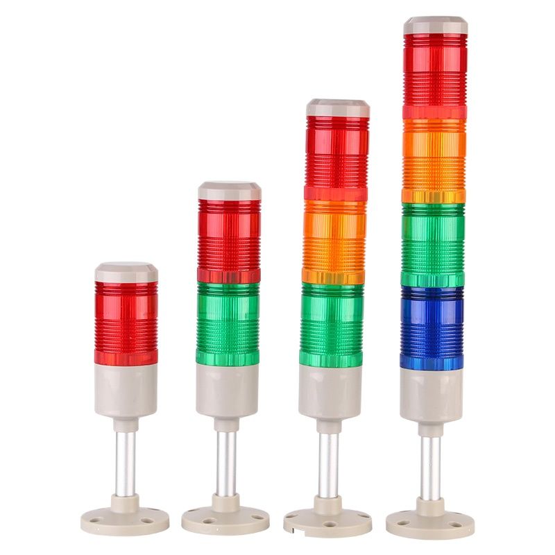 KinJoin-luces LED tricolor, luces de advertencia de LTA-5051 multicapa, indicador de señal de alarma tricolor, parpadea