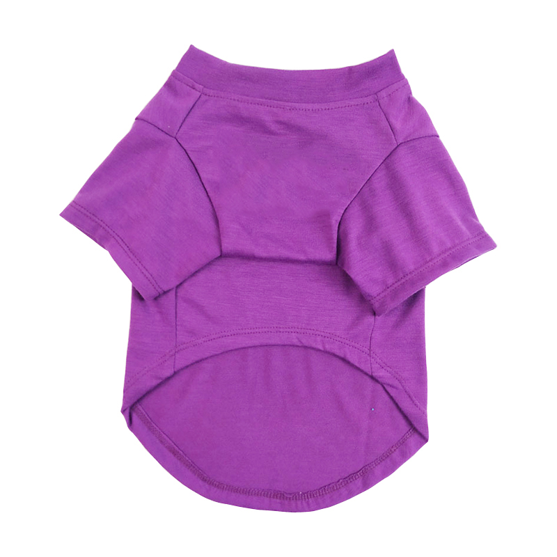 Dog Shirt for Small Dogs Plain T-Shirts Soft Dog Cotton Shirt Puppy Clothes for Spring Summer Breathable Pet Apparel Accessories: Dark Brown / XXL
