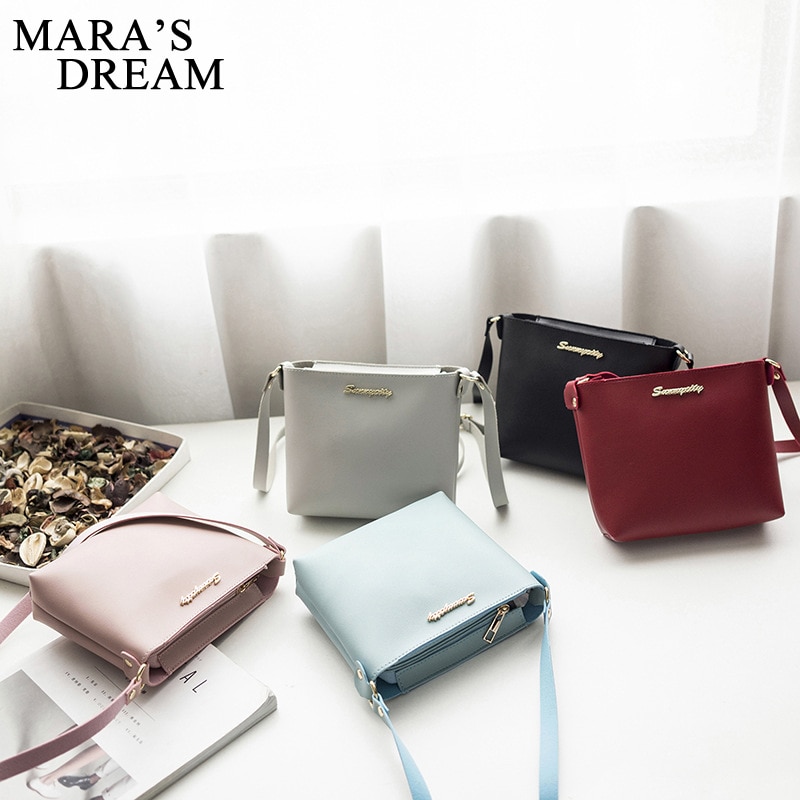 Mara's Dream Women Solid Zipper Shoulder Bag Crossbody Bag Messenger Phone Coin Bag Small Bolsas Feminina Saco Bags