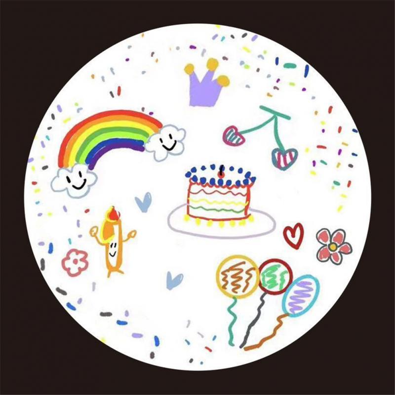 Happy Birthday Night Light Photo Projector Birthday Party For Kids Korean Wedding Projection Lamp Bedroom Decoration 2022: 03