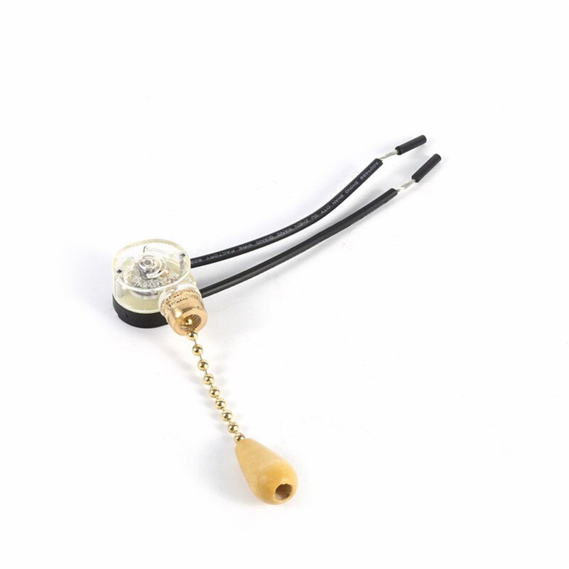 2 stk væglampe pull switch hjem loft blæser lampe universal pull kæde ledning switch sæt udskiftning værktøjer  ac125-250v