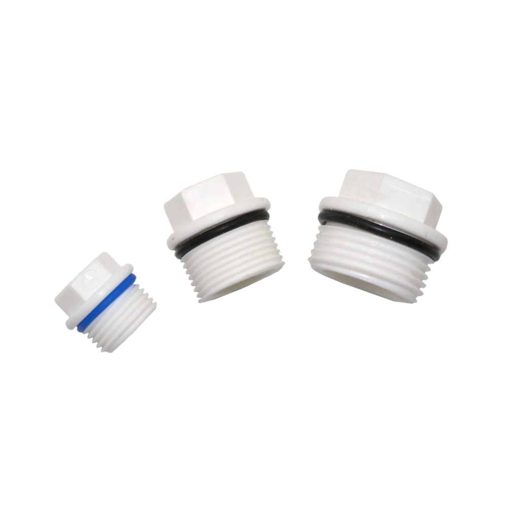 1/2 tommer 3/4 tommer 1 tommer udvendigt gevind endepropper skrue endehætter havevandingsrør rør pvc hul tætningsprop fitting 5 stk.