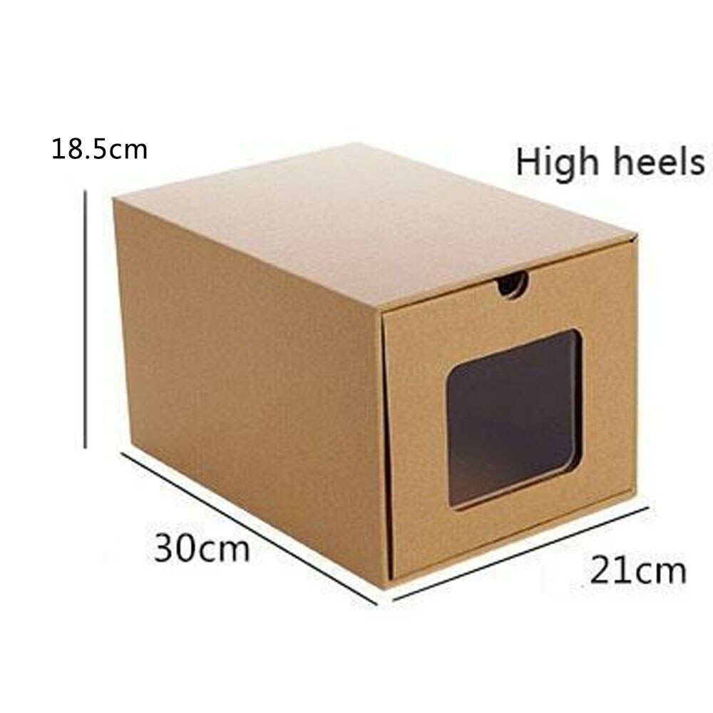 4-typ Lagerung Kasten Schuhkarton Schublade Papier Schuhe Organizer Japan Stil Kombination Schuh Schrank für Männer und Frauen: B