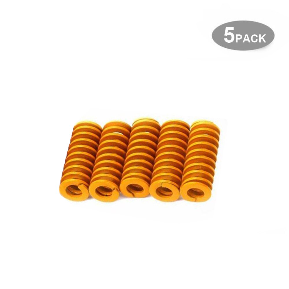 5pcs Upgraded Flat Heat Bed Compression Spring Accessories For Ender 3 5 CR-10