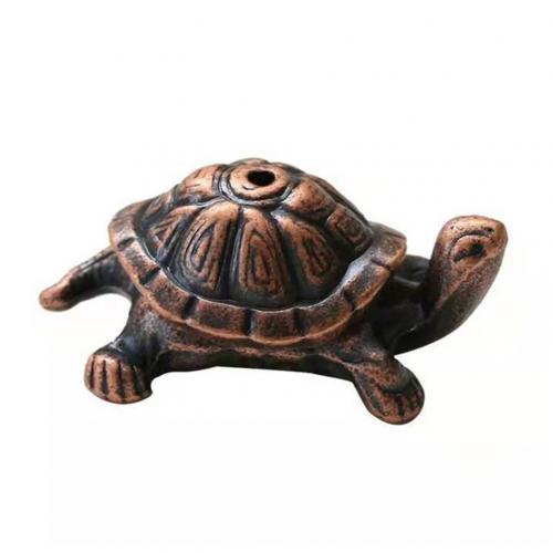 Tortuga Caracol incienso Censer Stick soporte té cultura meditación decoración para el hogar: Copper Tortoise