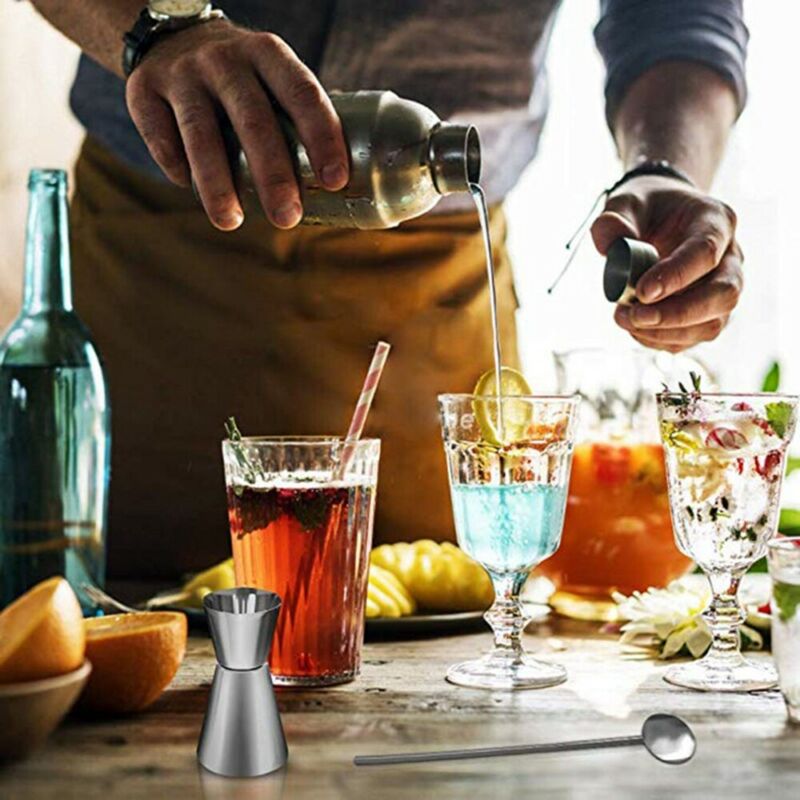 6 st barset cocktail shaker set drink martini mixer maker bartender bar verktygssats