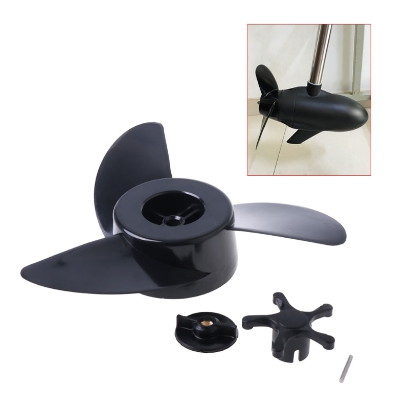 Accesorios para Motor de barco, 3 cuchillas útiles, baratas, hélices marinas, motores fueraborda de Motor eléctrico para Haibo ET34 ET44 ET54