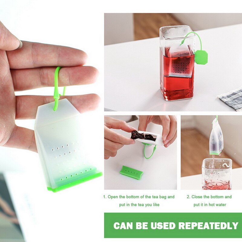 Food-grade Silicone Tea Bags Colorful Style Tea Strainers Herbal Loose Tea Infusers Filters Scented Tea Tools
