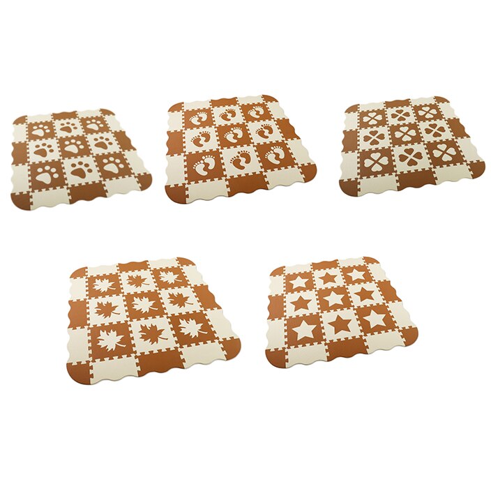 25 stuks cartoonpatroon speelmatten puzzels eva-schuim vloermat voor kinderen baby speelmat kruipmatten peuter tapijt