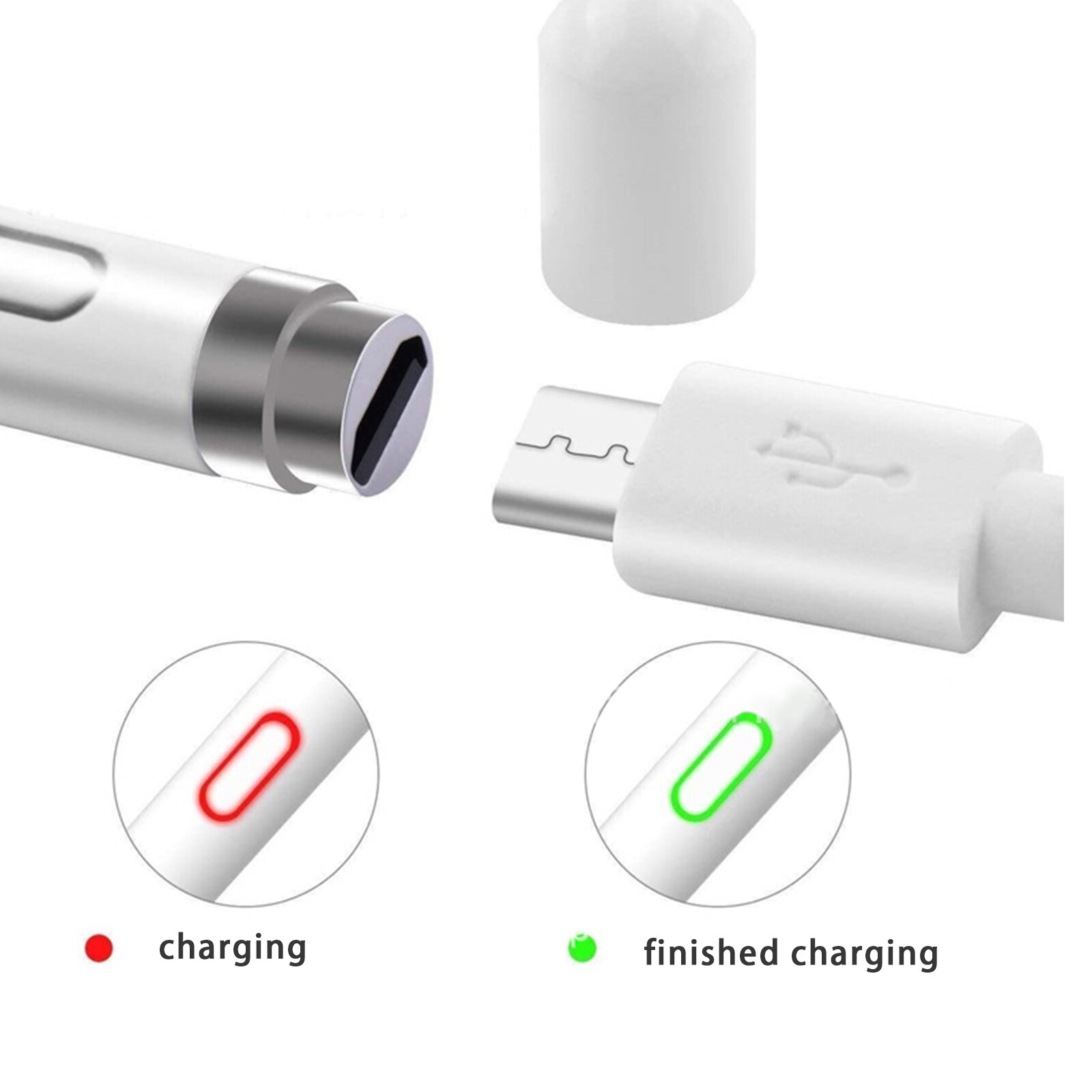 Stylus Pen Fine Point Active Capacitive Stylus Pencil for Smart Phone Tablet Drawing Handwriting Phone Smart Pencil Accessories