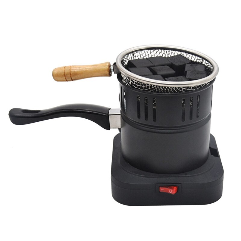 Portable Electric Single Burner Stove with Iron Spoon Mini Hotplate Furnace Home Kitchen Cook Coffee Heater Cooker Dorm RV