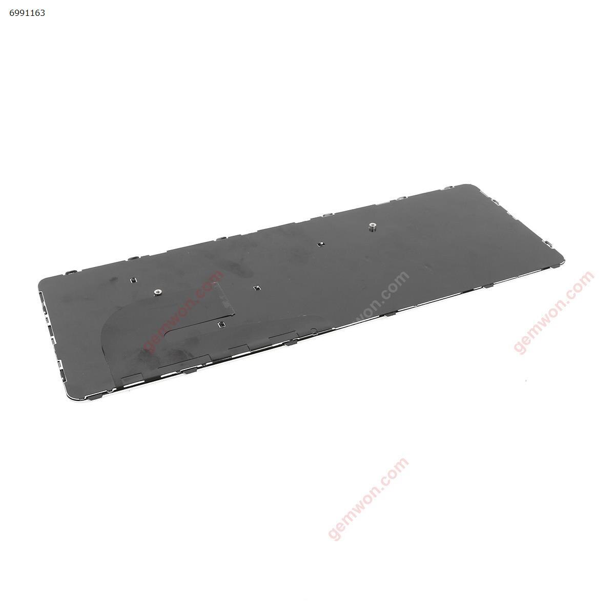 Clavier français AZERTY pour HP EliteBook 745 G3 G4, 840 G3 G4, 848 G3 G4, cadre argenté, touche noire sans rétro-éclairage ni pointeur,