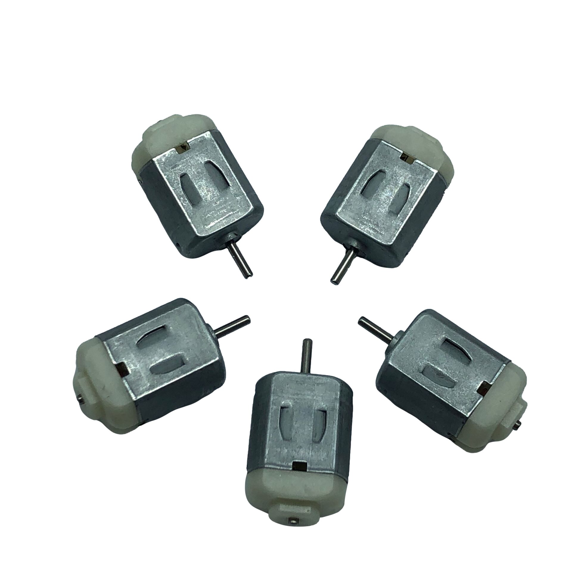 10Pcs Motor 130 Dc Motor Micro Mini Hoge Snelheid Motor Diy Handgemaakte Vierwielaandrijving Toy Accessoires: 10pcs WHITE