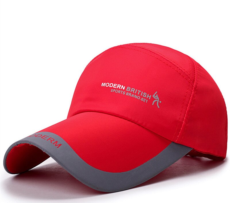 Vissen Cap Verlengen Ademend Gratis Grootte Outdoor Lokken Peachskin Mannen Vrouwen Zonnehoed Baseball Caps: Red Cloth