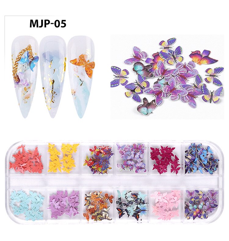 Kerst Nail Art Decals Manicure Nail Decoraties Ultra Dunne Acryl Nail Kits Voor Creatieve Sap Festival Sneeuwvlok Boom: 05