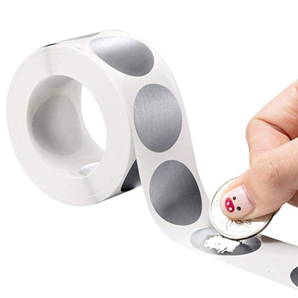 300Pcs Zelfklevende Circulaire Schraper Sticker Tape Prijs Of Label Sticker Voor Party Stickers