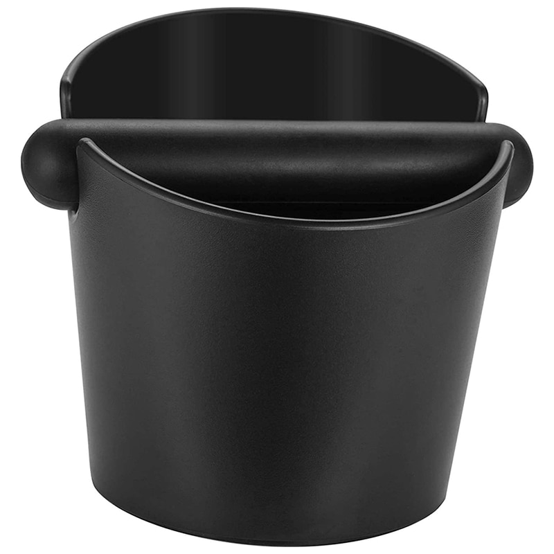 ABS Shock-absorbent Espresso Knock Box Anti Slip Coffee Grind Dump Bin Waste Bin with Detachable Knock Bar For Barista