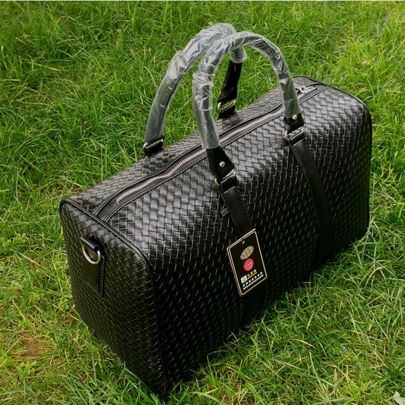 Waterproof Travel Bag Large Capacity Men Hand Luggage Travel Duffle Bags Leather Handbag Multifunction Shoulder Bag Bolsos Weeke