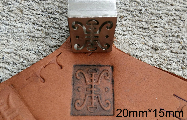Hand-work unique leather working tools carving punches stamp craft making high steel