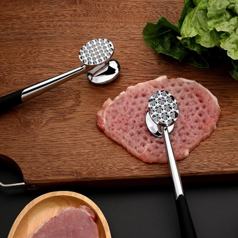 Amaciador de carne martelo bife frango tenderizador mallet pounders cutlet batedor liga alumínio panelas acessórios cozinha