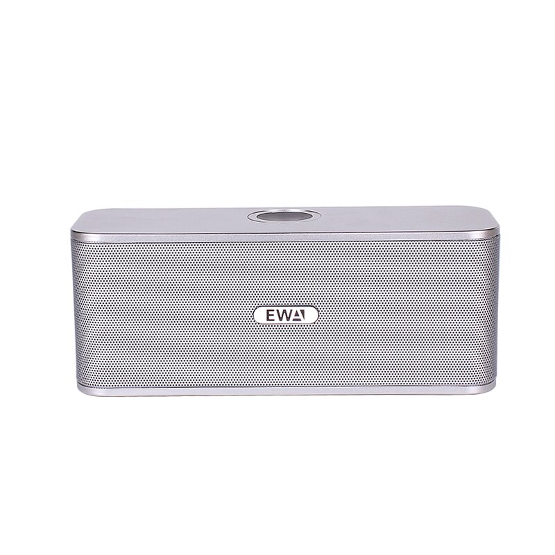 Ewa W1 Bluetooth Speaker Draagbare Subwoofer 20W Met 360 Stereo Geluid Hifi Luidsprekers Voor Computer/Telefoon MP3 Speler: SILVER