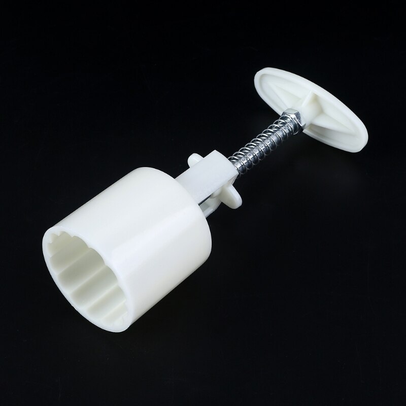 Lotus Leaf Round Moon Cake Molds 50g Hand-Pressure 4 Stamps Chinese Traditional Mooncake Molds for Mid-Autumn DIY Pastry