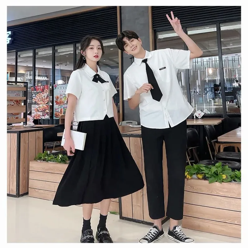 Uniforme JK para niñas, corbatas simples negras con cremallera para hombres, mujeres, estudiantes, puesta en escena, corbata mate, accesorios de disfraces,