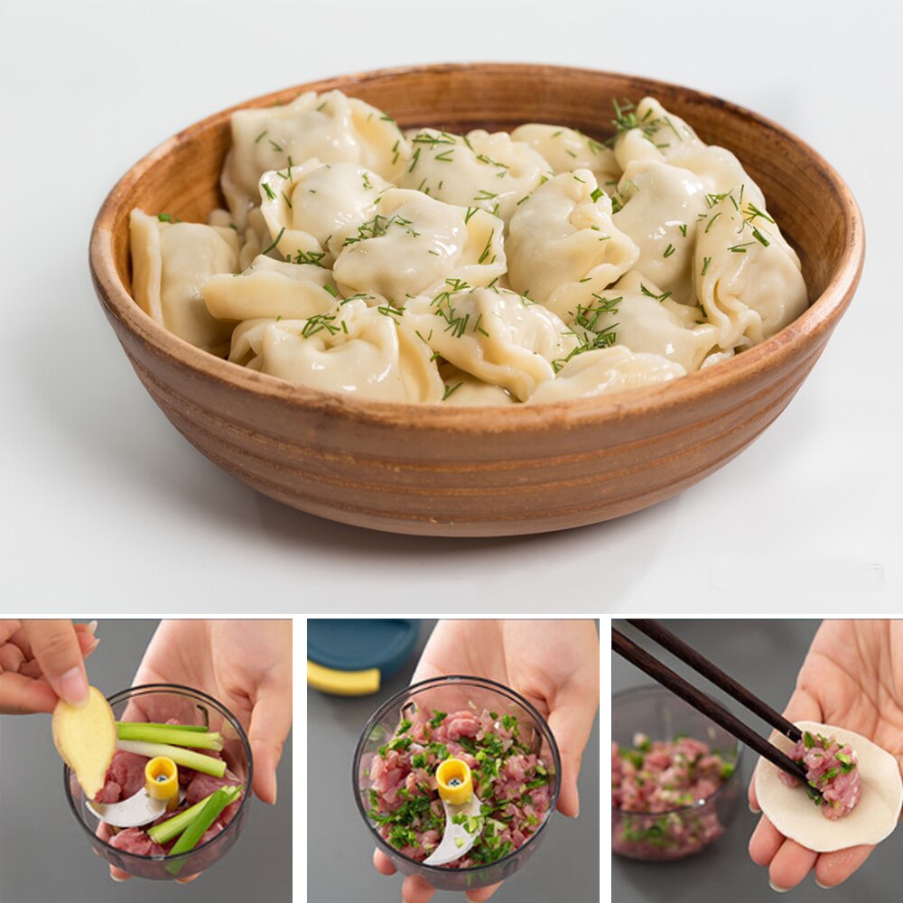 Multifunções de alta qualidade novo design rápido frutas vegetais torção triturador manual moedor carne chopper cortador alho ^