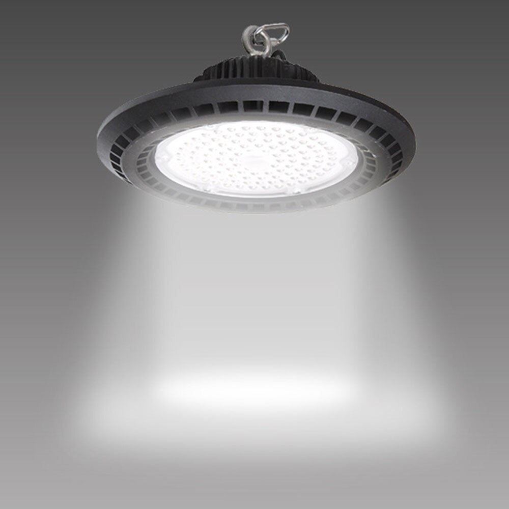 Éclairage Commercial industriel de baie de lumière du jour de l'appareil 14000lm 200 k 50-6500 w lumière LED haute baie pour l'atelier d'entrepôt