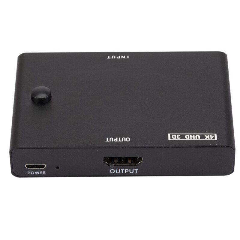 HDMI-Compatible Switcher 3 IN 1 OUT HDMI-Compatible 3 in One Out Manual Button