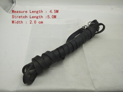 A72 Tie With Hook Elastic Bicycle Bandage Bike Luggage Banding Accessory Belt Rope Motorcycle Stacking Cycling Bungee Outdoor: Black -5 Meter