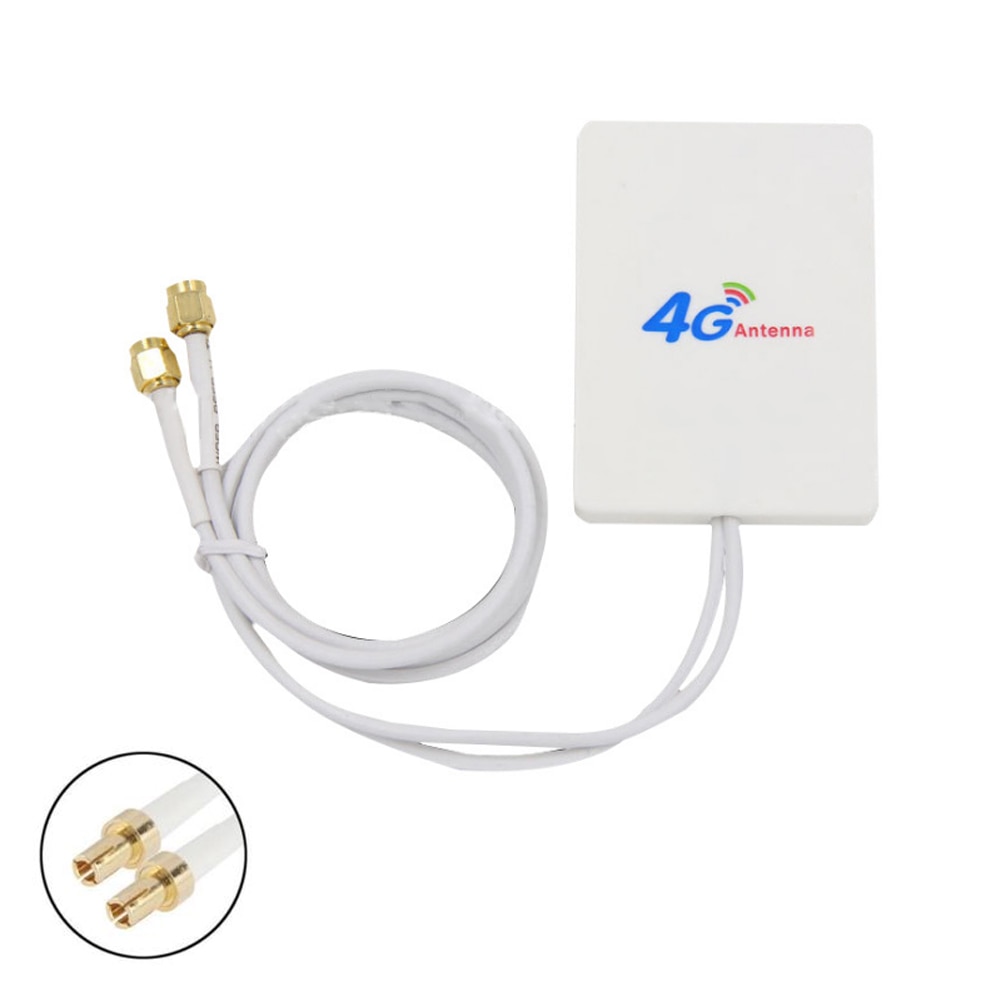 28 dbi 4g antenne 2 x ts9 bredbånd antenne signalforstærker til 4g 3g lte mobil router gdeals