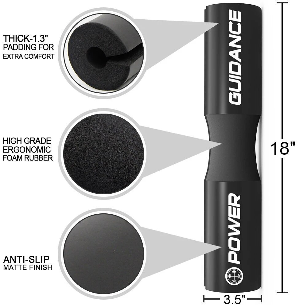 Schaum Hantel Schulter Pad Hocken Gewichtheben Gepolsterten, ÜSpund Bar,Pad-für Bar, griff Fitnessstudio Griff, hüfte Stößt 45*9cm, freies Schiff