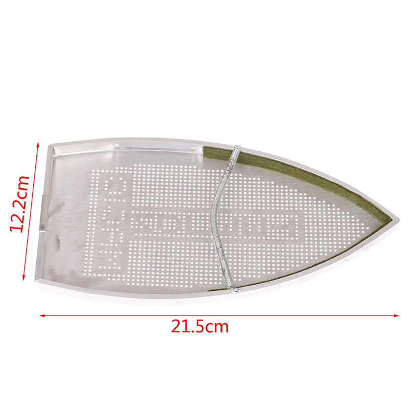 1pc huishoudelijke ijzeren schoenovertrek strijken schoen hoes ijzeren plaat cover beschermer voor schoen strijkplank bescherm stoffen doek: green