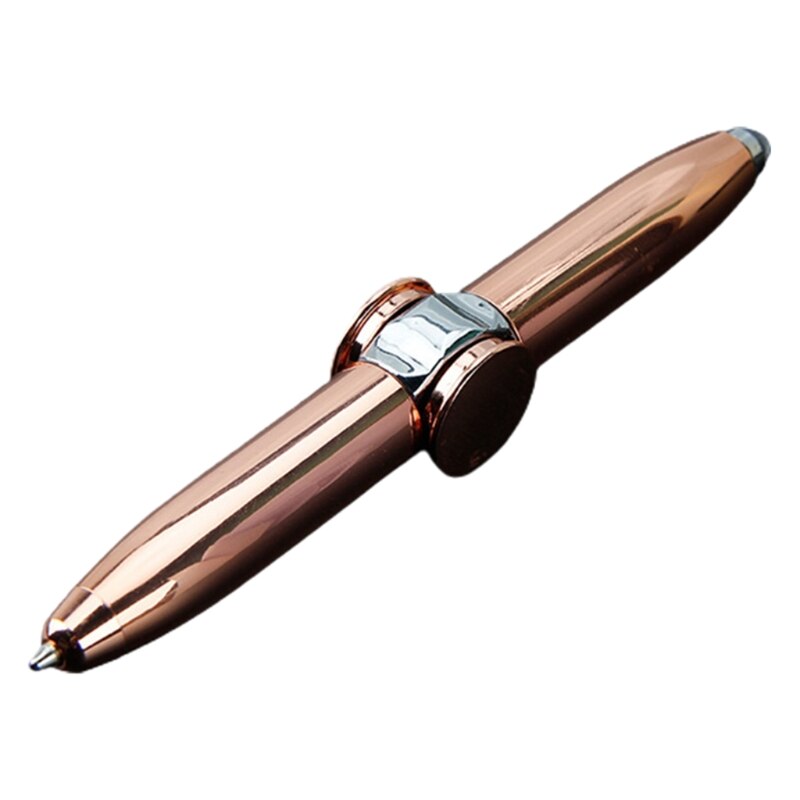 Luminous LED light Fidget Spinner Hand Top Spinners Glow in Dark Light Figet Finger Stress Relief Stationery for Student A2UB