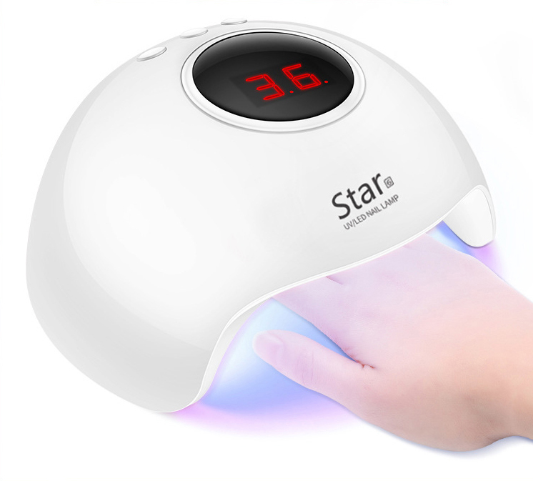 36 W Uv Led Nail Lamp Nail Art Manicure Lichttherapie Usb Nagels Machine Led Droger Sneldrogende Lamp polish Gel Cure: 36w white