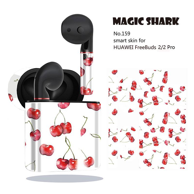 Magie Hai Beere Ananas Zitrone Melone PVC Aufkleber fallen Abdeckung wickeln Haut für Huawei Freebuds 2/2 Profi Kopfhörer
