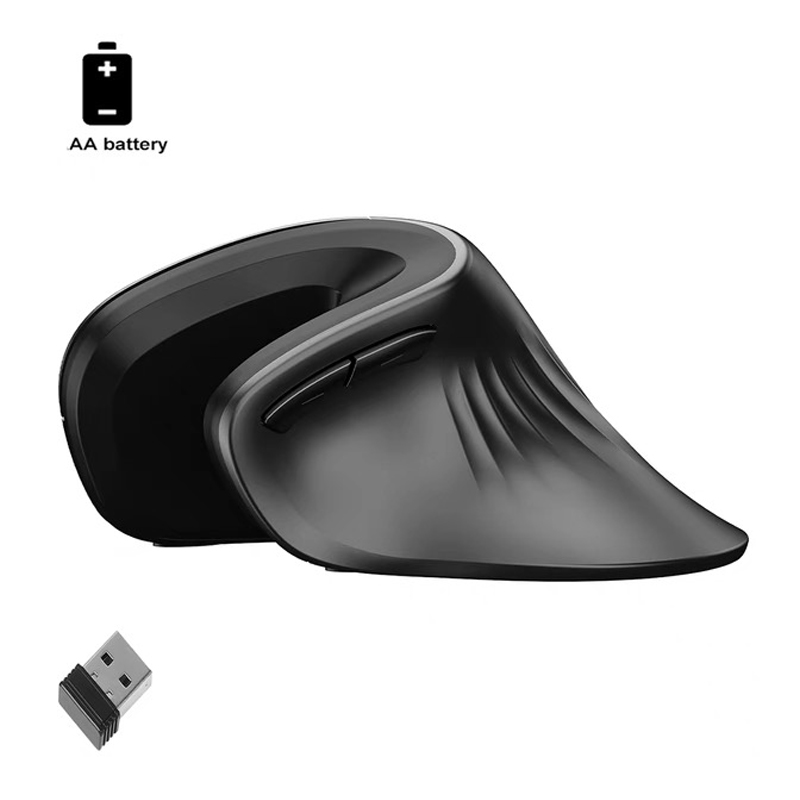 Warvank U2 Verticale Draadloze Muis Ergonomisch Optisch Comfortabel Stil Kantoormuis DPI Verstelbaar 800/1200/1600 voor PC Laptop