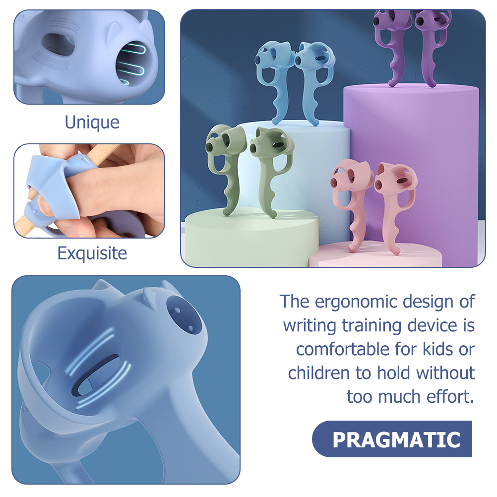 4pcs Kids Pencil Aids Writing Aids Children Pen Writing Grips Correction Tool