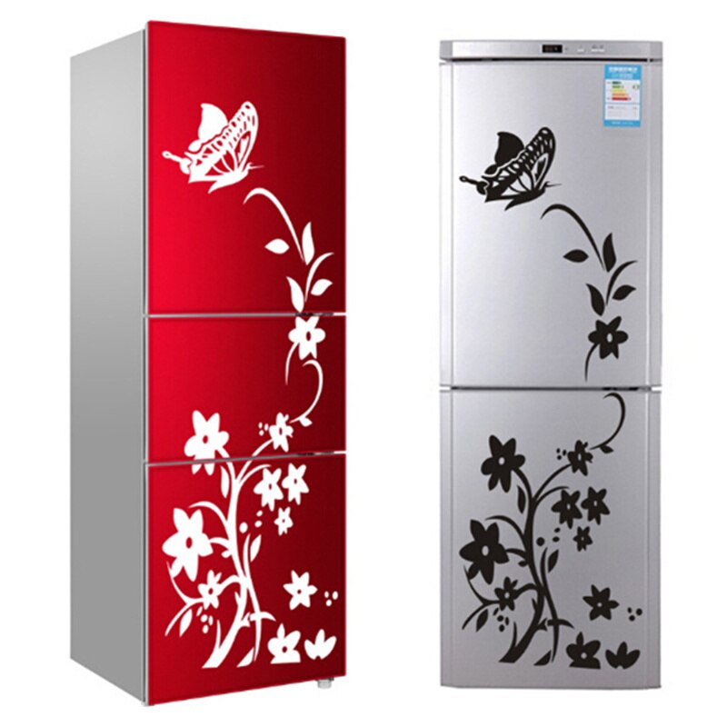 Adhesivos para pared y frigorífico 3D, pegatinas de mariposas para el hogar DIY, calcomanías para pared, calcomanías autoadhesivas de PVC para habitación de niños