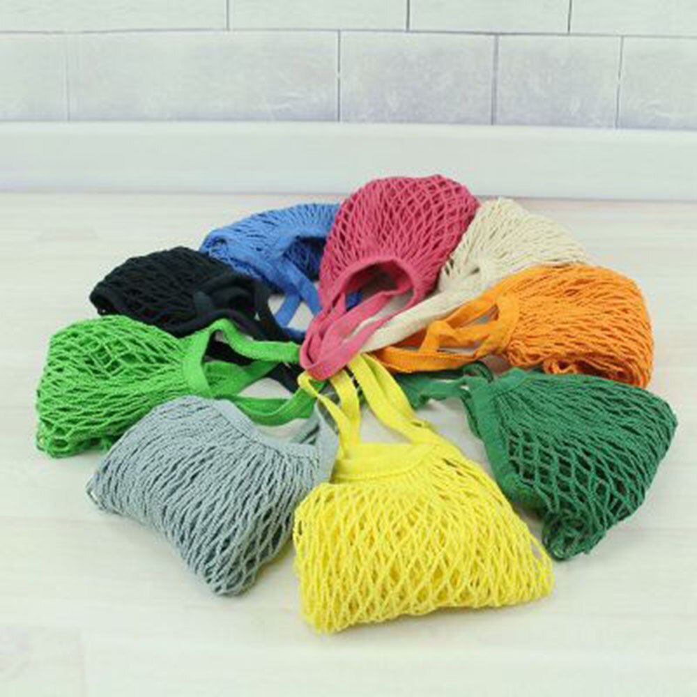 Mesh Boodschappentas Herbruikbare String Fruit Opslag Handtas Bakken Vrouwen Winkelen Mesh Netto Geweven Zak Winkel Kruidenier Draagtas