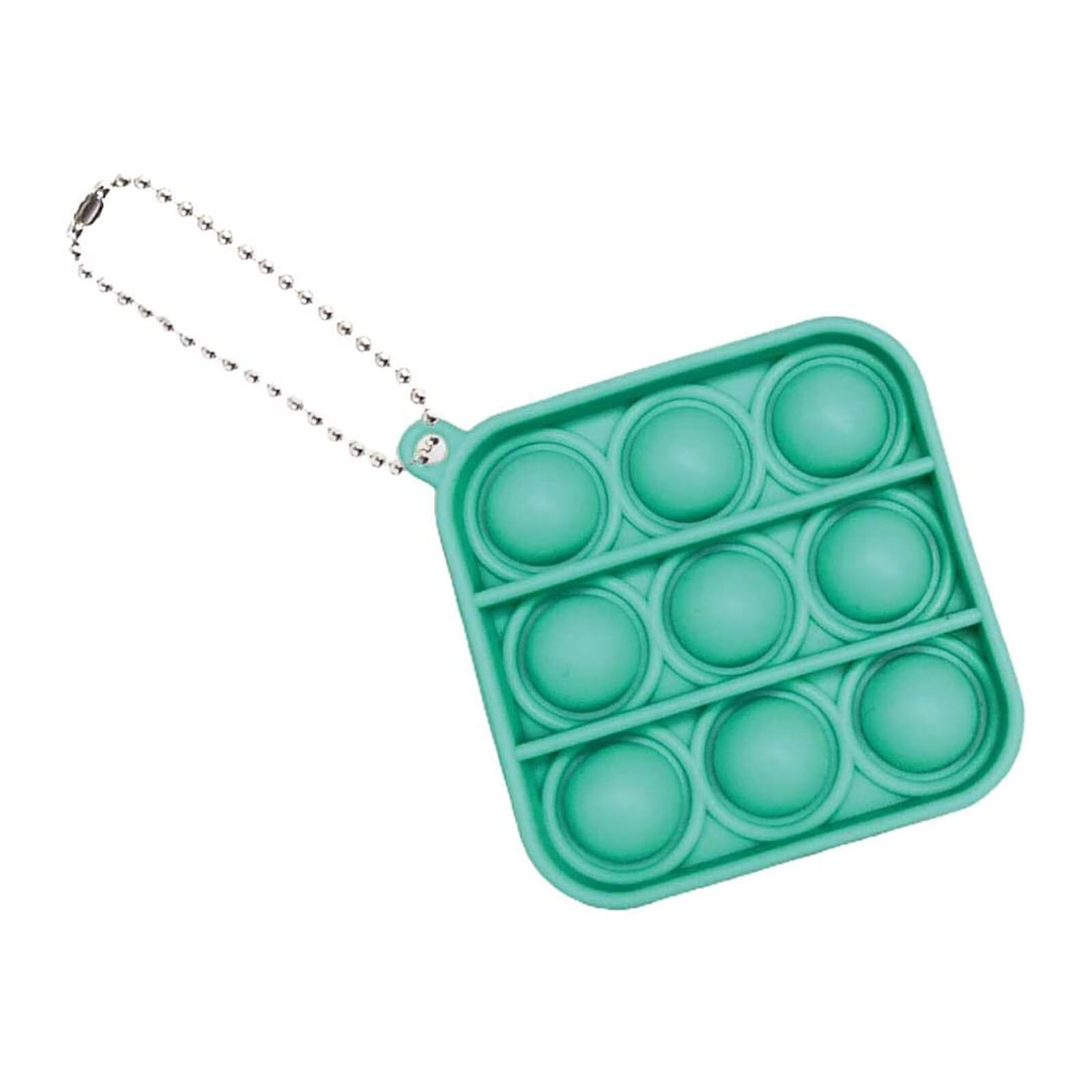 Erwachsene freundlicher Mini Sensorischen Spielzeug drücken blasiert Zappeln Spielzeug binden Farbstoff Keychain Ring Autismus Bedürfnisse Squishy Stressabbau Spielzeug Silikon: H