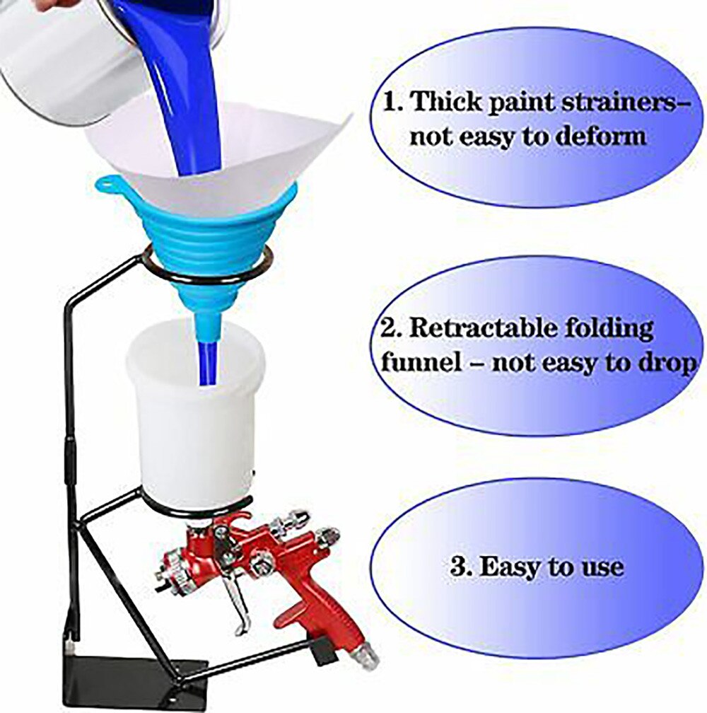 100 Mesh Filter Strainer Disposable Filter Paper & Nylon Set Strainers With Funnel