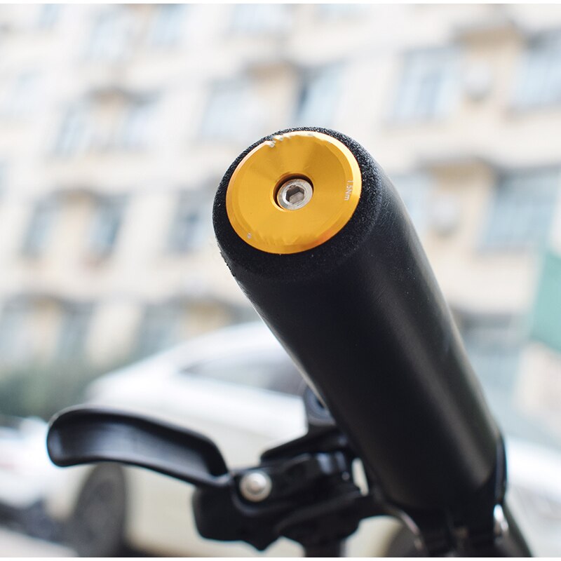 2 Pairs Bike Grip Handle Bar End Cap Aluminium Alloy MTB Handlebar Grips Plugs Caps For Bicycle Handlebar Accessory