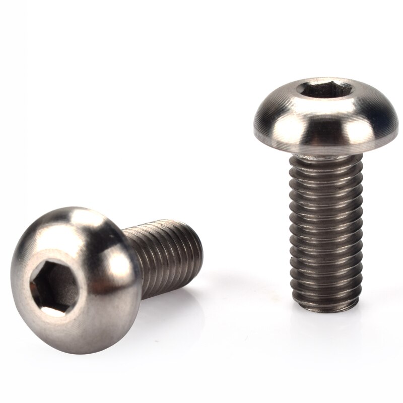 Soporte de botella de aleación de titanio para bicicleta, tornillos de aleación de titanio para ciclismo de montaña y carretera, de M5 x 12mm, de colores