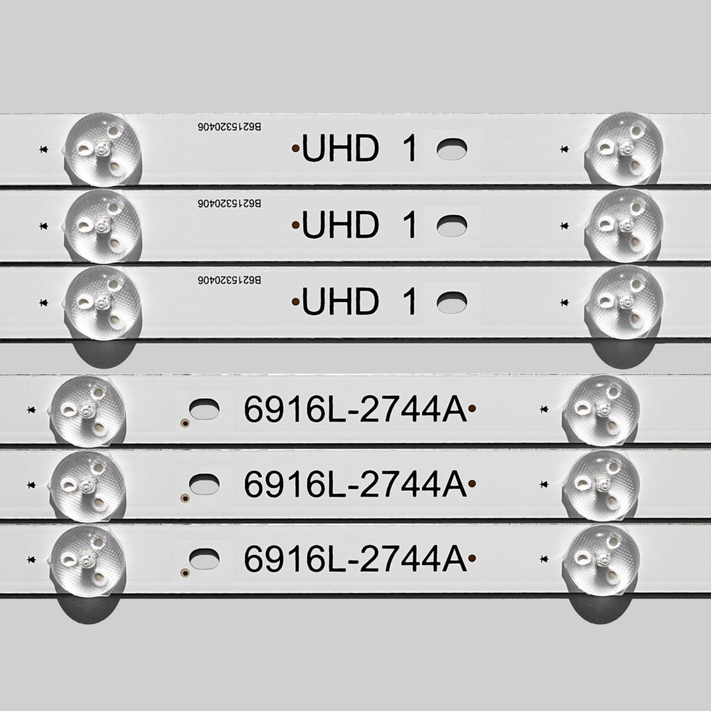 Led bakgrunnsbelysning stripe (3)  for  lg 43 lh 5100 43 lh 615v 43 lh 7500 43 lh 604v 43 lh 570v 43 lh 590v 43 lh 510v 43 lh 5700 43 lh 630v 43 lw 540s 43 lw 641h