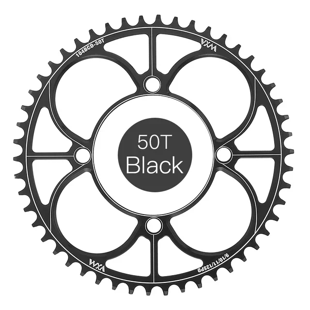 VXM-104BCD Mountainbike Crank Kettingblad Ronde 30 T-52 T Smalle Brede Ketting Wiel Ster Ring MTB licht 104 BCD Fiets Accessoire: Donker Kaki